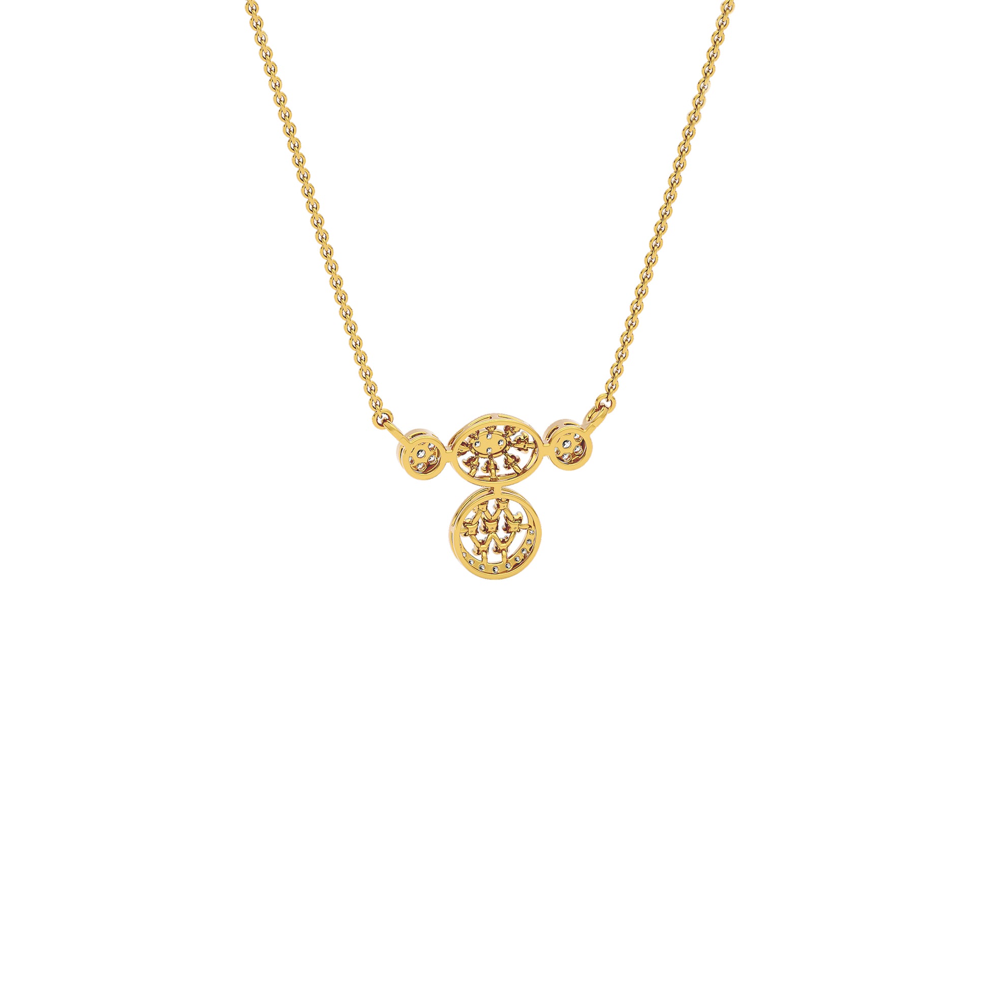 Shankha Diamond Mangalsutra 18 KT / Yellow Gold