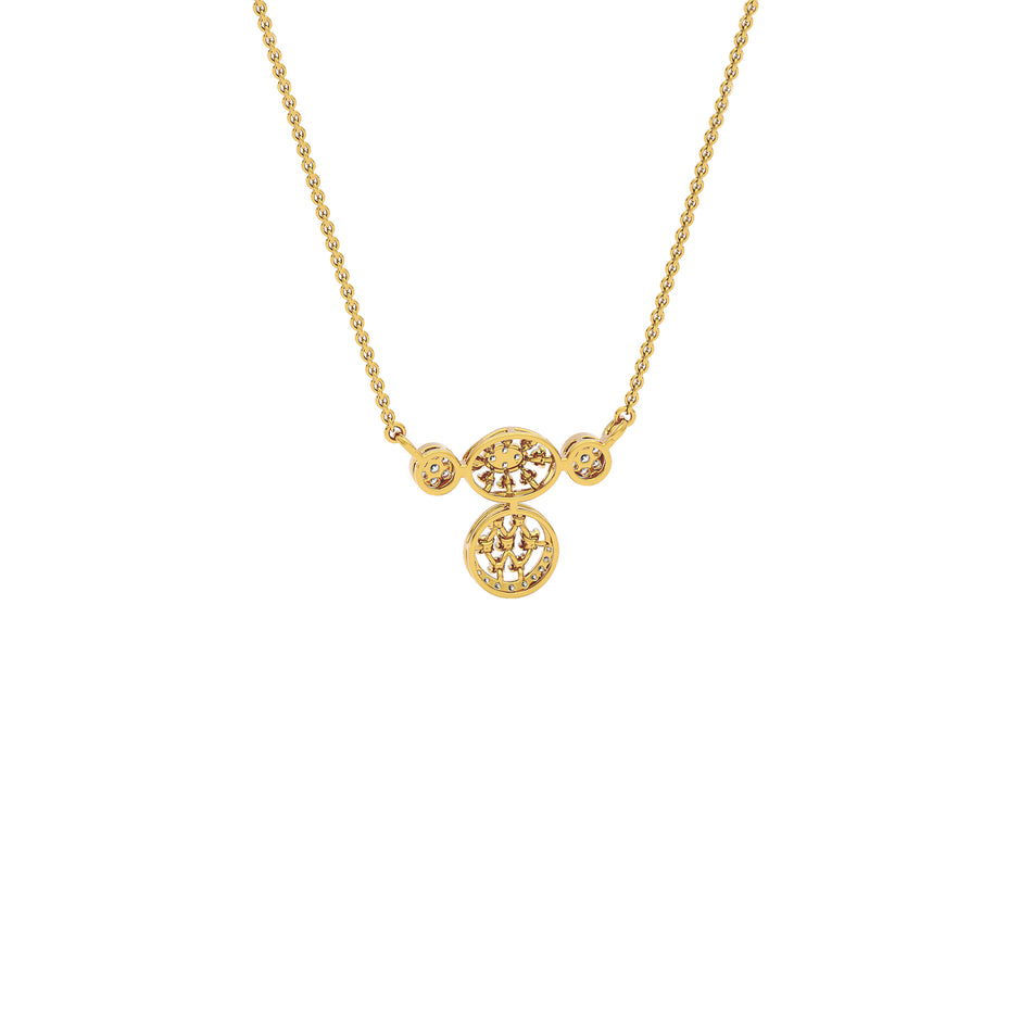 Shankha Diamond Mangalsutra 18 KT / Yellow Gold