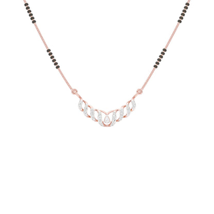 Naira Diamond Mangalsutra 18 KT / Rose Gold