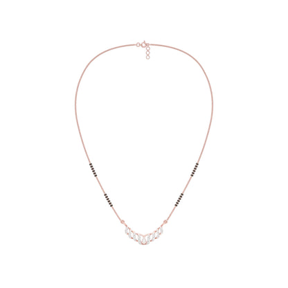 Naira Diamond Mangalsutra 18 KT / Rose Gold
