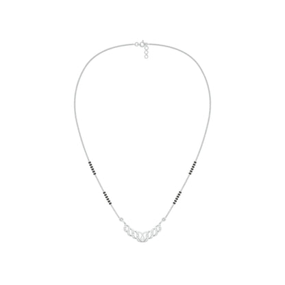 Naira Diamond Mangalsutra 18 KT / White Gold