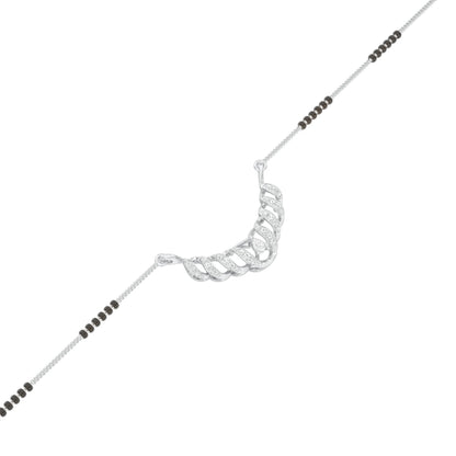Naira Diamond Mangalsutra 18 KT / White Gold