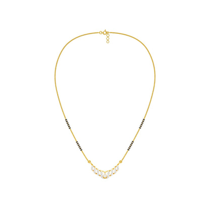 Naira Diamond Mangalsutra 18 KT / Yellow Gold