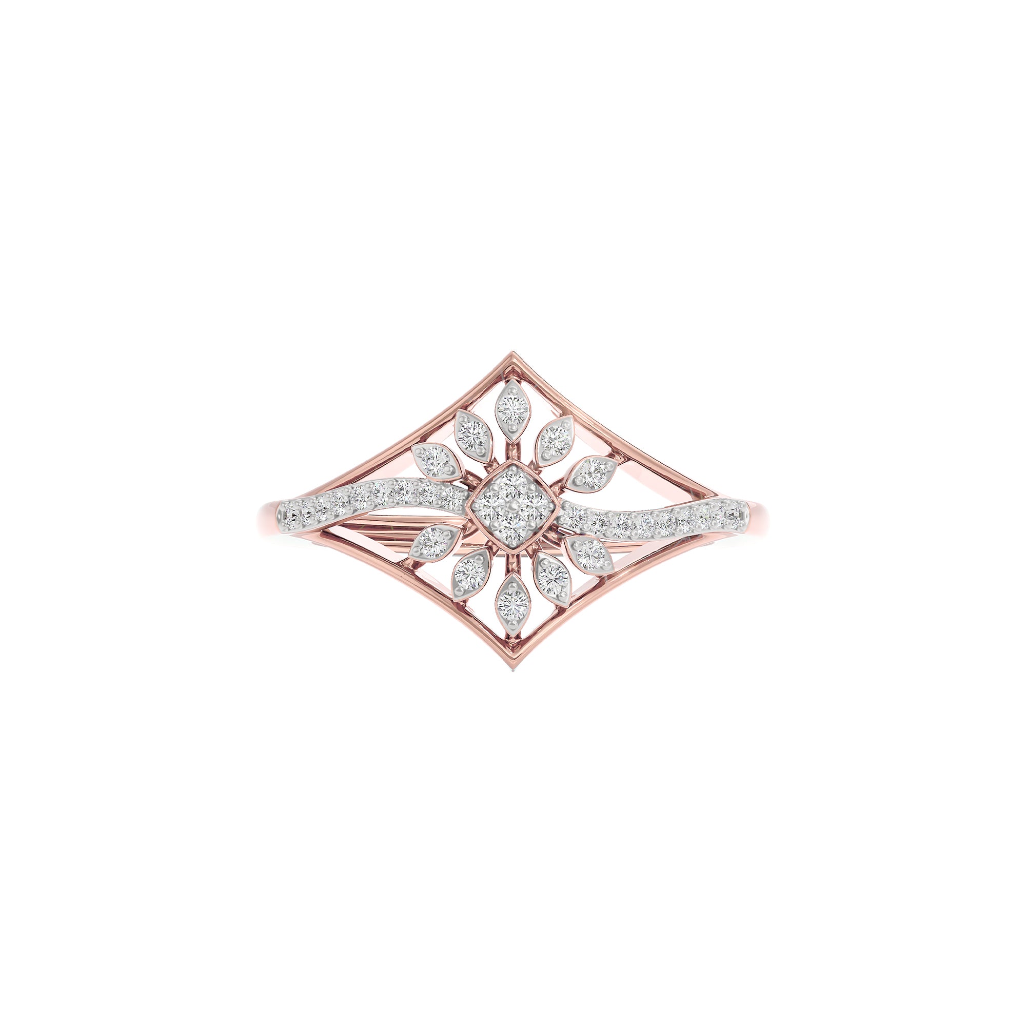 Sharp Lit Diamond Ring – Limelight Diamonds