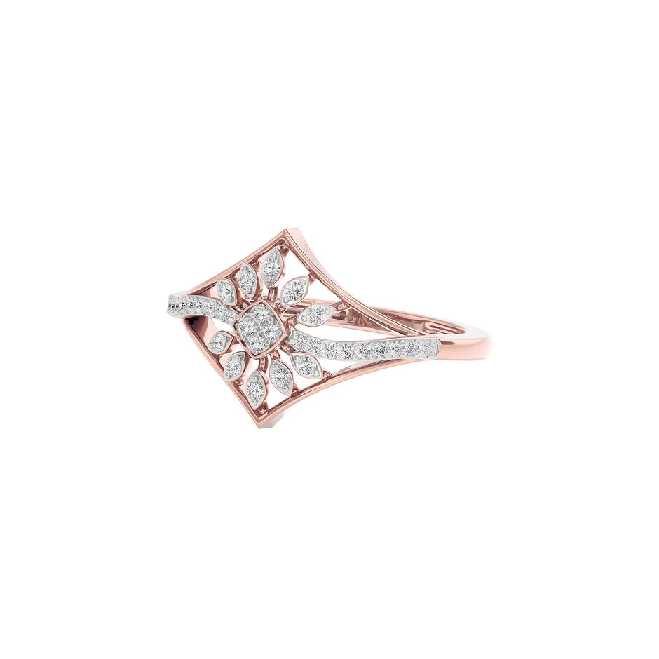 Sharp Lit Diamond Ring