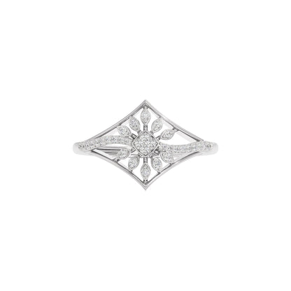 Sharp Lit Diamond Ring