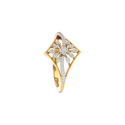 Sharp Lit Diamond Ring
