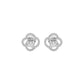 Eterna Eclat Diamond Bloom Earrings 18 KT / White Gold