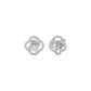 Eterna Eclat Diamond Bloom Earrings 18 KT / White Gold