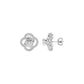 Eterna Eclat Diamond Bloom Earrings 18 KT / White Gold
