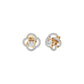 Eterna Eclat Diamond Bloom Earrings 18 KT / Yellow Gold
