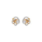 Eterna Eclat Diamond Bloom Earrings 18 KT / Yellow Gold