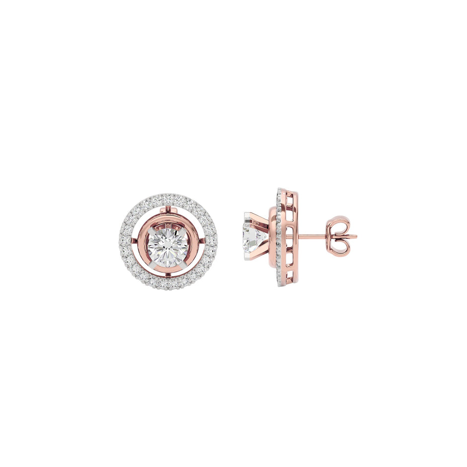 Majestic Mirage Earrings 18 KT / Rose Gold