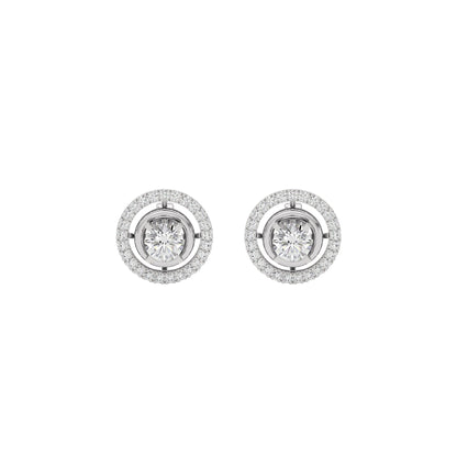 Majestic Mirage Earrings 18 KT / White Gold