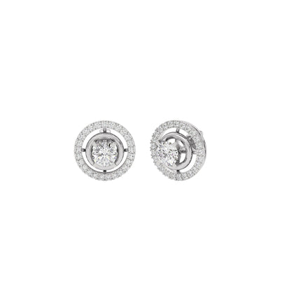 Majestic Mirage Earrings 18 KT / White Gold