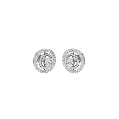 Majestic Mirage Earrings 18 KT / White Gold