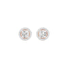 Radiant Reverie Diamond Earrings 18 KT / Rose Gold