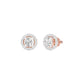 Radiant Reverie Diamond Earrings 18 KT / Rose Gold