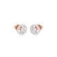 Radiant Reverie Diamond Earrings 18 KT / Rose Gold