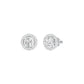 Radiant Reverie Diamond Earrings 18 KT / White Gold