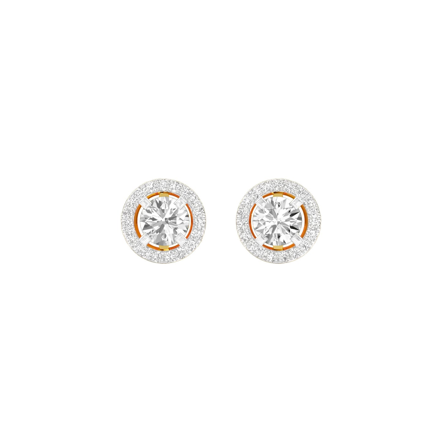 Radiant Reverie Diamond Earrings 18 KT / Yellow Gold