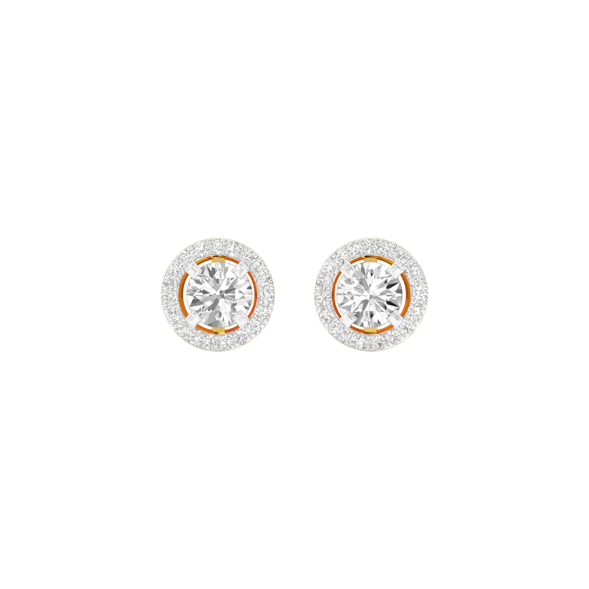 Radiant Reverie Diamond Earrings 18 KT / Yellow Gold