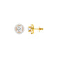 Radiant Reverie Diamond Earrings 18 KT / Yellow Gold