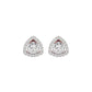 Diamond Ornate Earrings 18 KT / Rose Gold