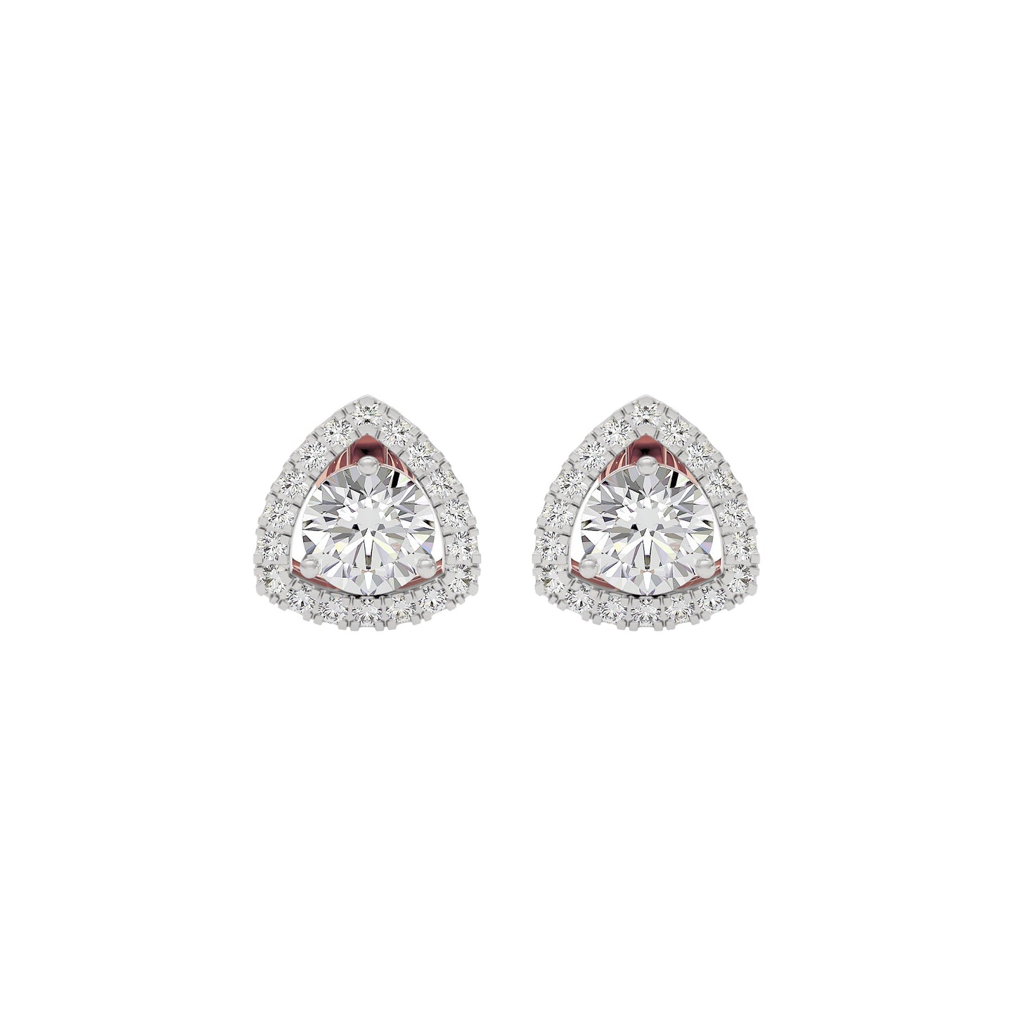 Diamond Ornate Earrings 18 KT / Rose Gold