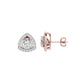 Diamond Ornate Earrings 18 KT / Rose Gold