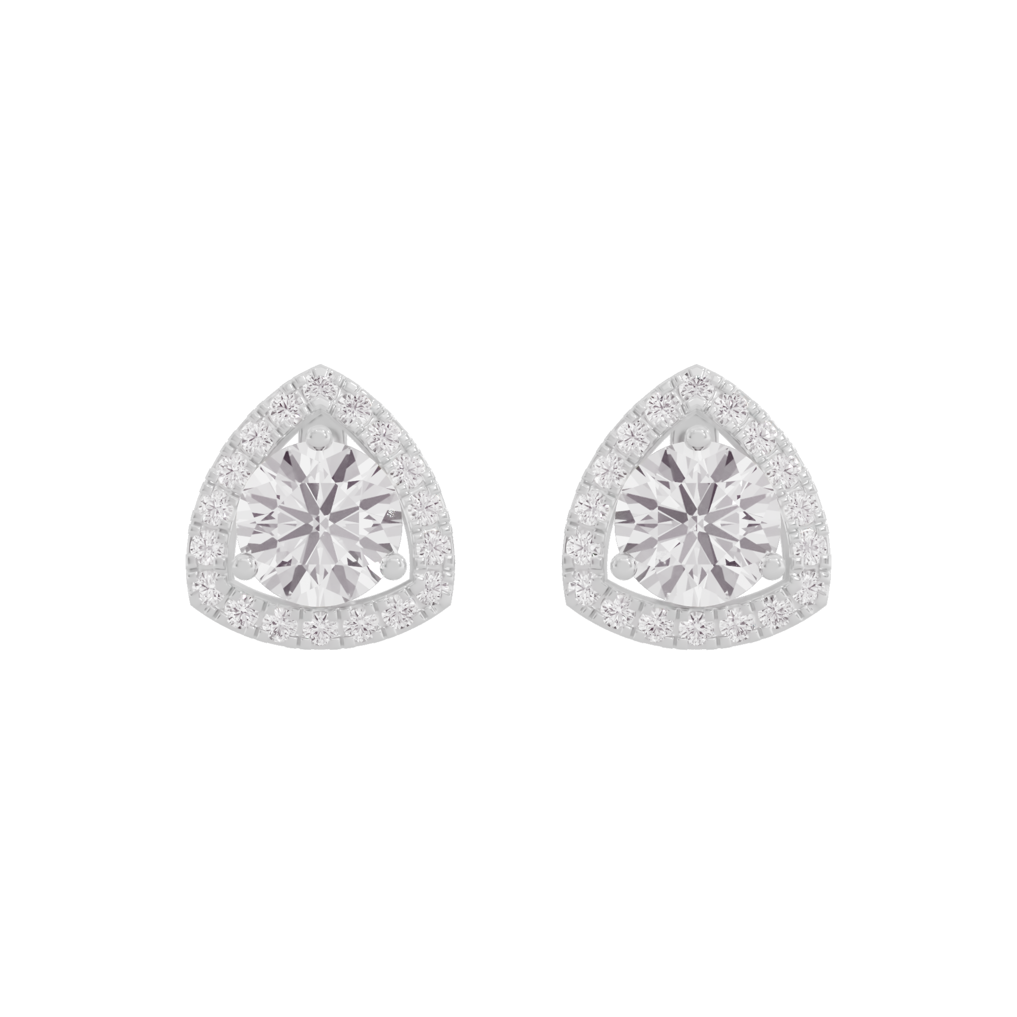 Diamond Ornate Earrings