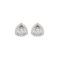 Diamond Ornate Earrings 18 KT / Yellow Gold