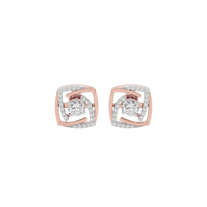 Twilight Saga Diamond Earrings 18 KT / Rose Gold