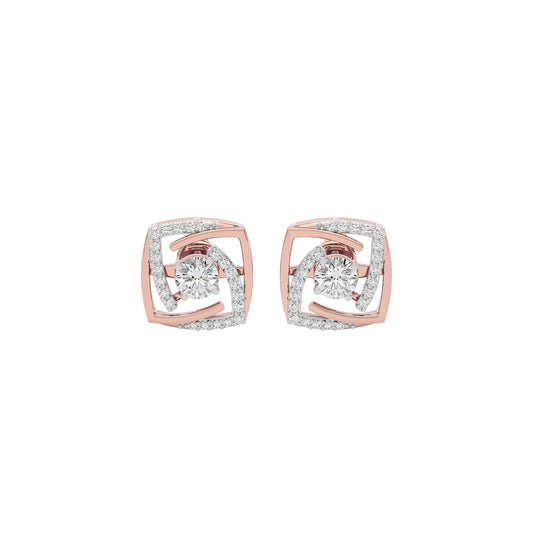 Twilight Saga Diamond Earrings 18 KT / Rose Gold