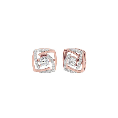 Twilight Saga Diamond Earrings 18 KT / Rose Gold