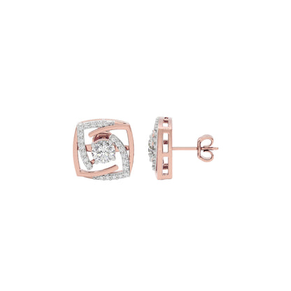 Twilight Saga Diamond Earrings 18 KT / Rose Gold