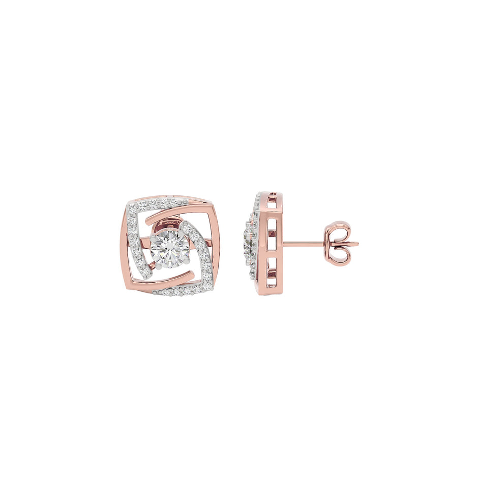 Twilight Saga Diamond Earrings 18 KT / Rose Gold