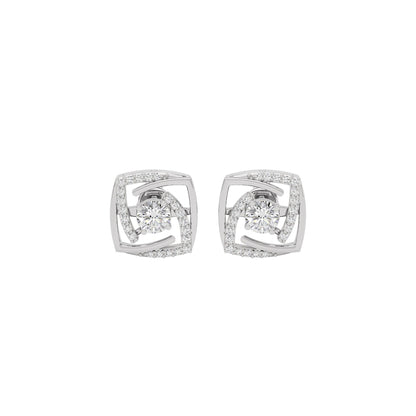 Twilight Saga Diamond Earrings 18 KT / White Gold