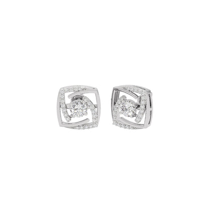 Twilight Saga Diamond Earrings 18 KT / White Gold