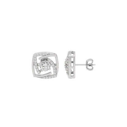 Twilight Saga Diamond Earrings 18 KT / White Gold