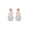 Celestial Serenity Diamond Earrings 18 KT / Rose Gold