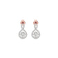 Lustrous Liaison Diamond Earrings 18 KT / Rose Gold