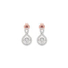 Lustrous Liaison Diamond Earrings 18 KT / Rose Gold