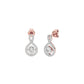 Lustrous Liaison Diamond Earrings 18 KT / Rose Gold