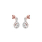 Lustrous Liaison Diamond Earrings 18 KT / Rose Gold
