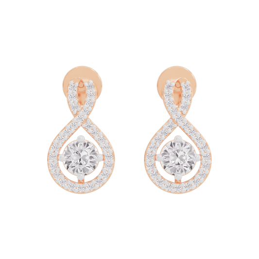 Lustrous Liaison Diamond Earrings