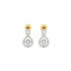 Lustrous Liaison Diamond Earrings 18 KT / Yellow Gold