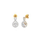 Lustrous Liaison Diamond Earrings 18 KT / Yellow Gold