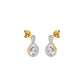 Lustrous Liaison Diamond Earrings 18 KT / Yellow Gold
