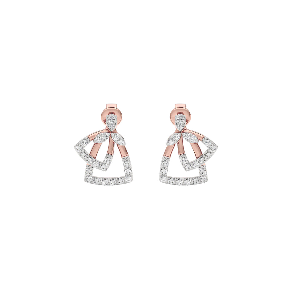 Diamond Vibe Earring 18 KT / Rose Gold